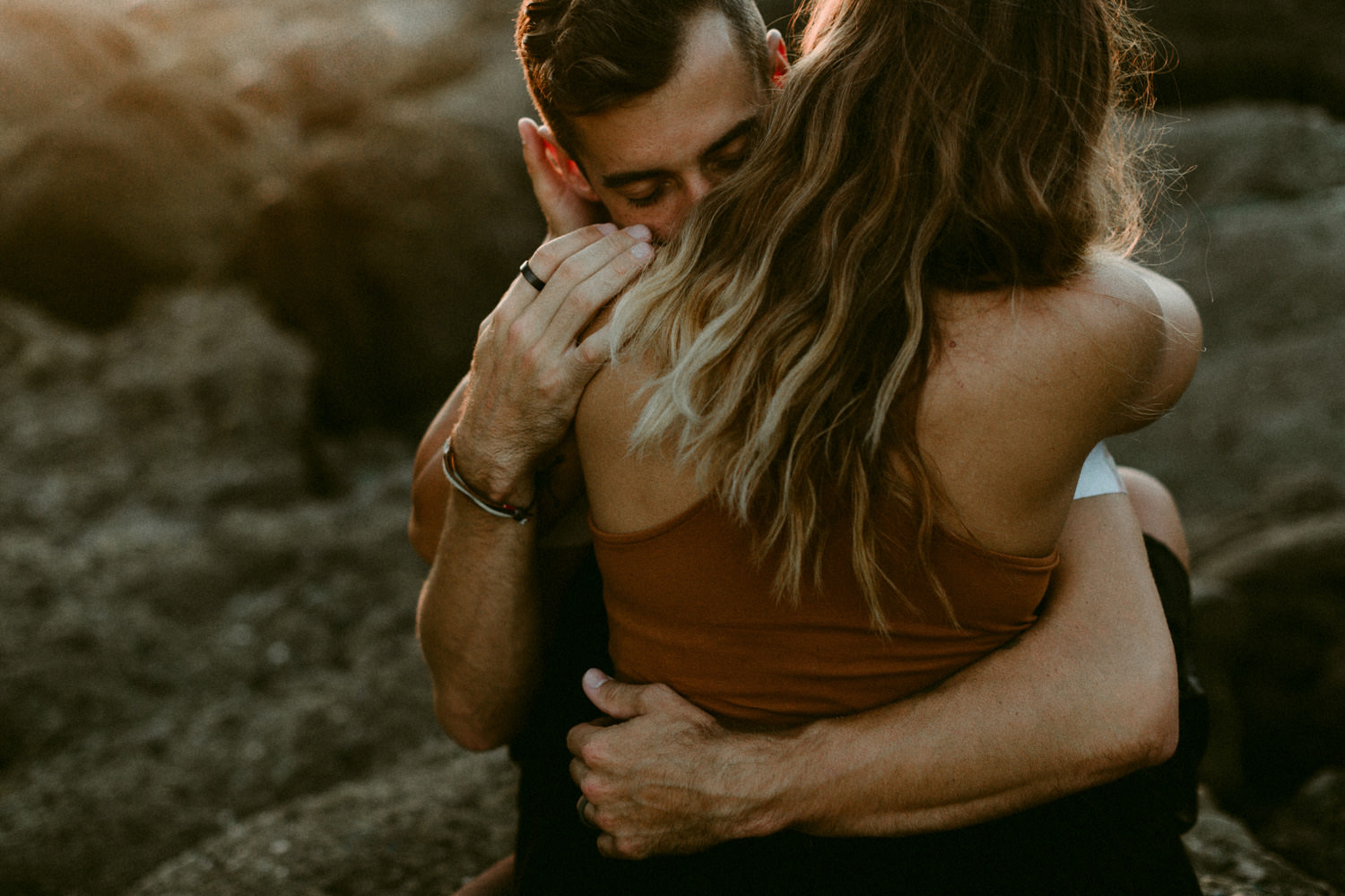 California coast couple session